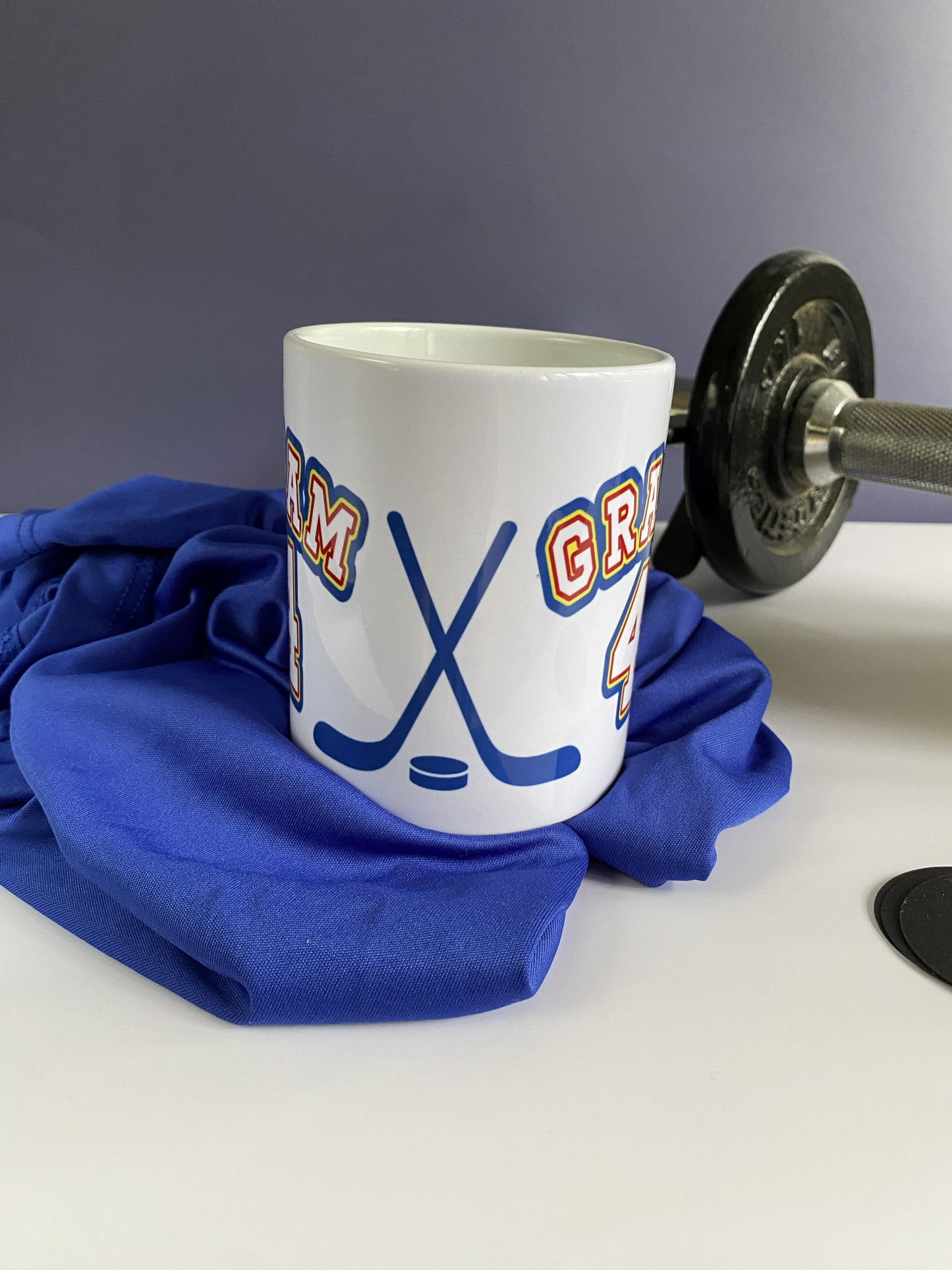 Mug Céramique — Graham 44 | Crosses de Hockey | Impression Sublimation