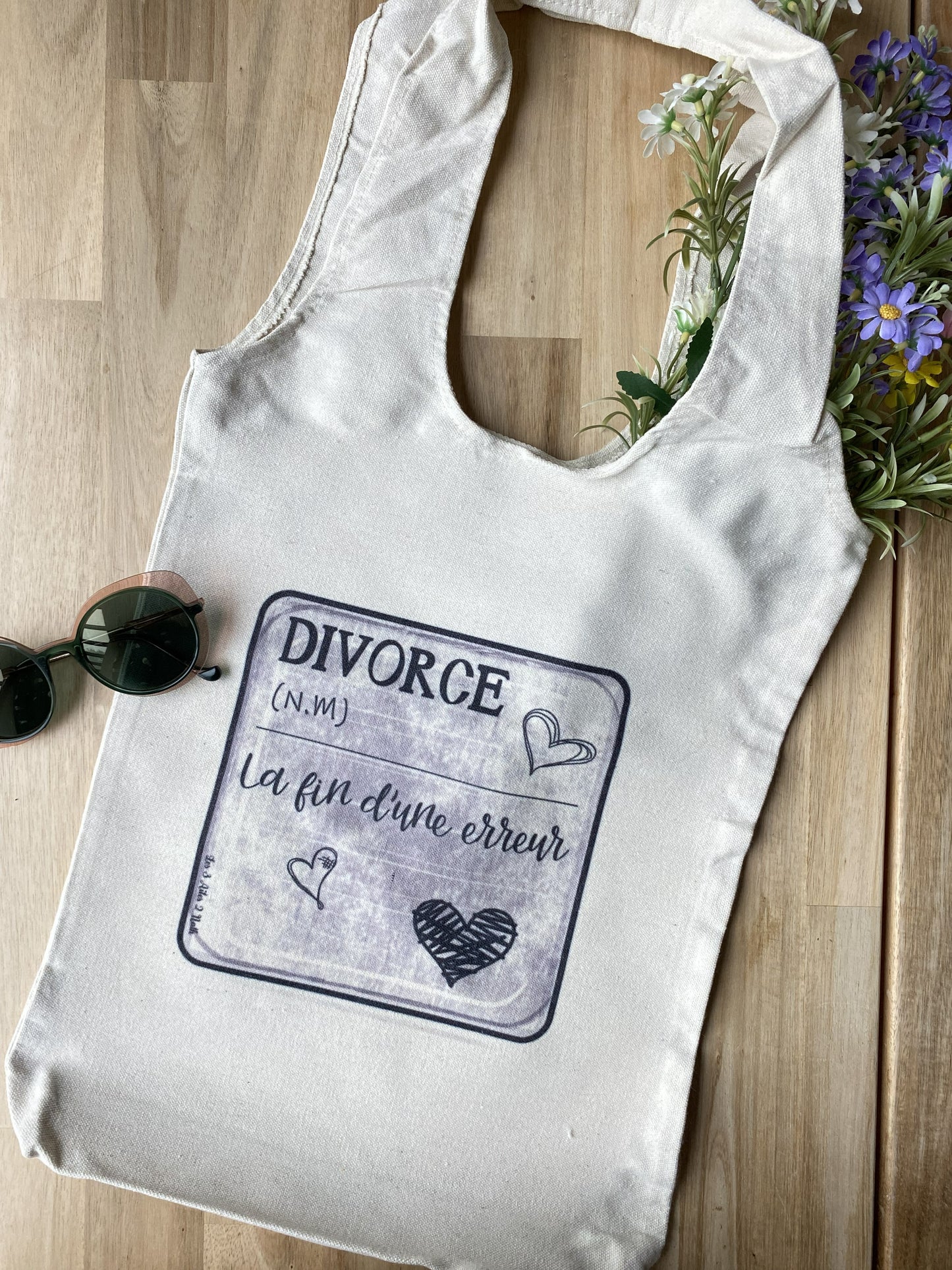 Tote bag « Divorce définition »