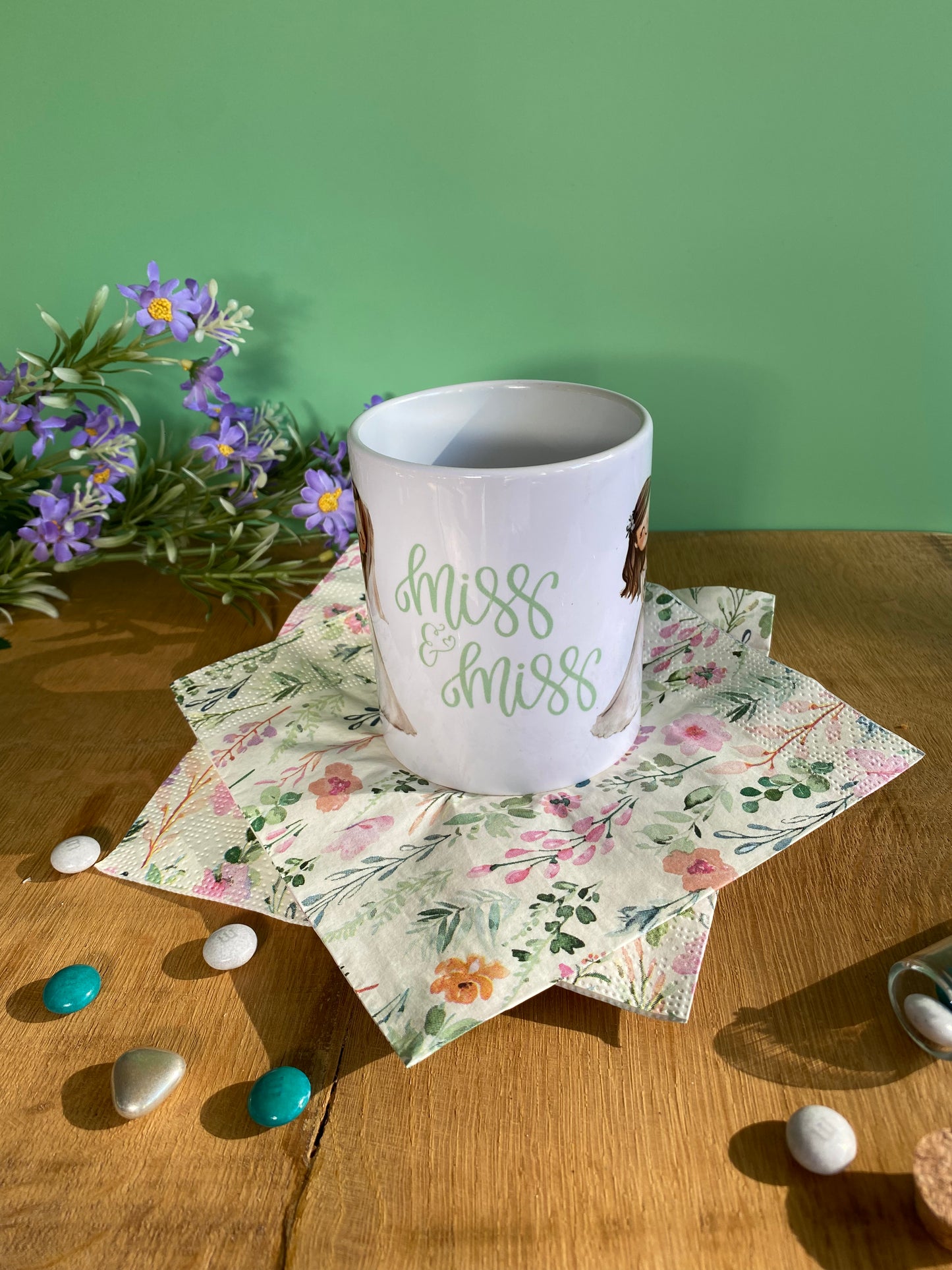 Mug couple de mariées femmes  – Tasse céramique blanche 350ML impression couleur