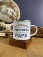 Mug en Acier Émaillé « Mes Personnes Préférées m’Appellent Papa »