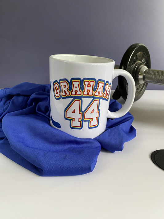 Mug Céramique — Graham 44 | Crosses de Hockey | Impression Sublimation