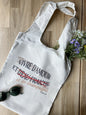 Tote bag « Vivre d'amour et de champagne »